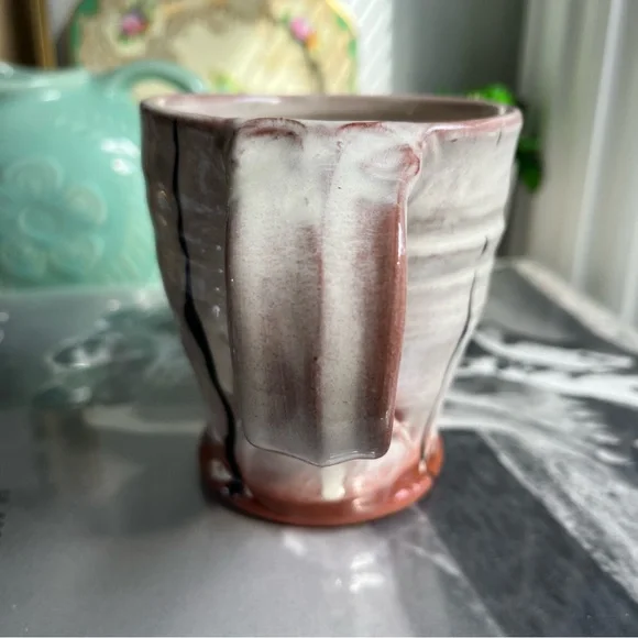 Studio Art Pottery hand thrown Glazed stoneware mug - Picture 3 of 10